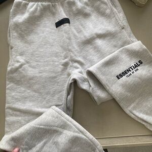 Essentials Womens Gray Sweatpants